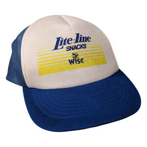 80s Lite-Line Wise Chips Promo Snapback Trucker Hat